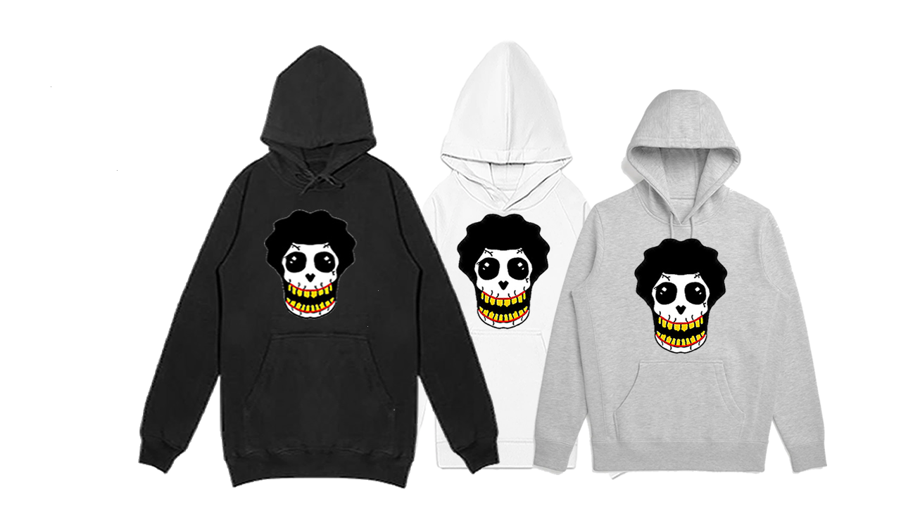 Pearl's child skull Hoodies