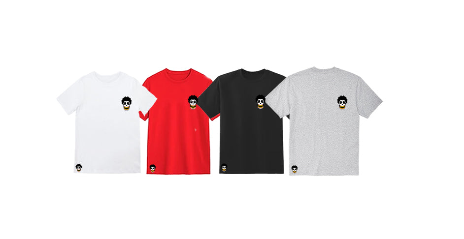 Skull short shirt