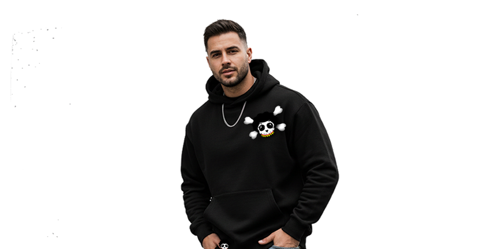 Skull bone hoodie