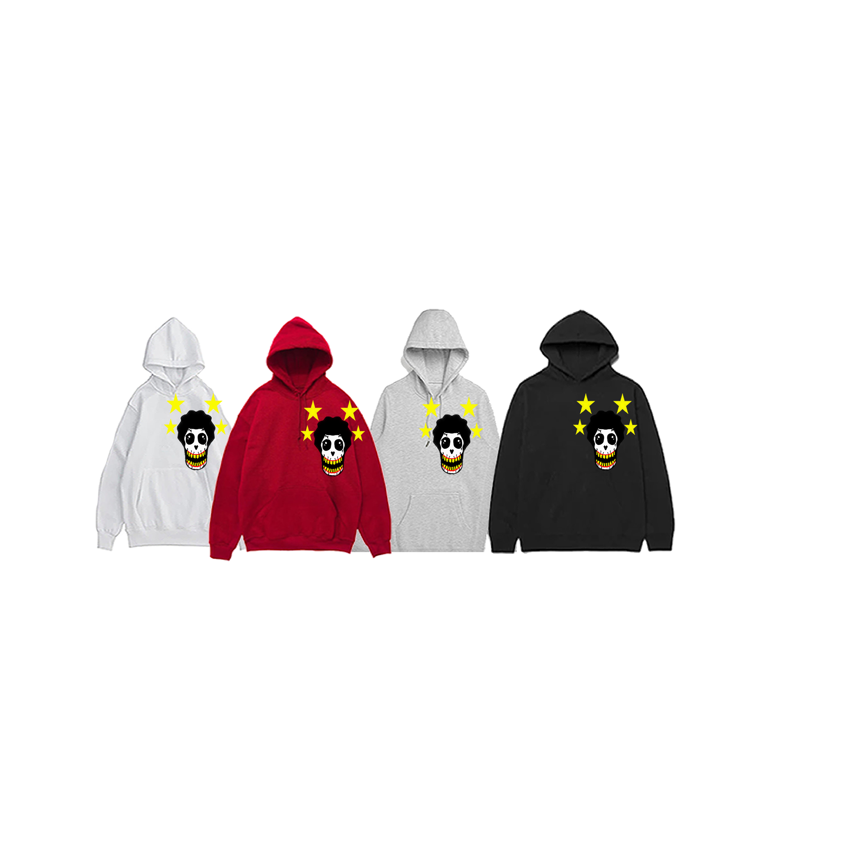 Skull star hoodie