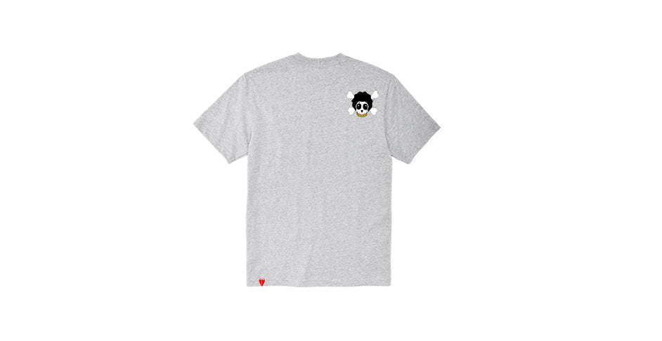 Gray skull bone shirt