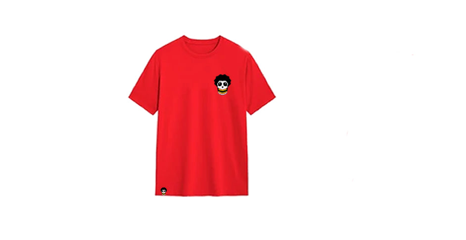 Red skull shirt